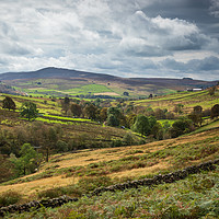 Buy canvas prints of Peak District Moors - view towards the Roaches by Chris Warham