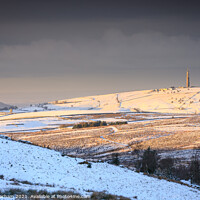 Buy canvas prints of Croker Hill and Sutton Common - Macclesfield by Chris Warham