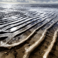 Buy canvas prints of  Ripples in the sand by David Allan