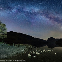 Buy canvas prints of Milky Way Arch over Buttermere by Philip Royal