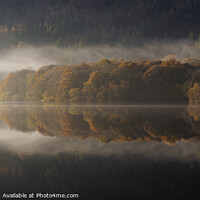 Buy canvas prints of Mist Ribbons - Autumnal Loweswater, Lake District by Philip Royal