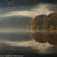 Buy canvas prints of Arching Mist - Autumnal Loweswater, Lake District by Philip Royal