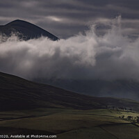 Buy canvas prints of Spotlight on the copse, Skiddaw, Lake District by Philip Royal