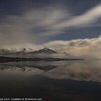 Buy canvas prints of Night Mist Reflection - Skiddaw, Lake District by Philip Royal