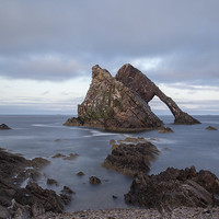 Buy canvas prints of Bow Fiddle Rock by Mark Rodgers