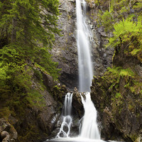 Buy canvas prints of Plodda Falls, Glen Affric. by Mark Rodgers