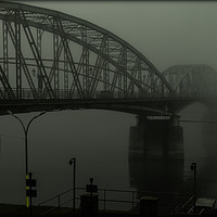 Buy canvas prints of Bridging the Mist by PETER MARSH