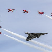Buy canvas prints of Flypast by martin davenport