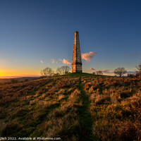 Buy canvas prints of Sunset at the Obelisk by john english