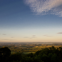 Buy canvas prints of  Devon a view from the stars by john english