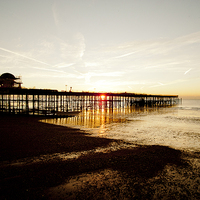 Buy canvas prints of the Pier at sunrise by john english