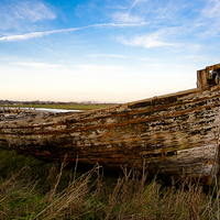 Buy canvas prints of The old boat by john english