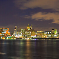 Buy canvas prints of Liverpool City Waterfront by Phil Durkin DPAGB BPE4