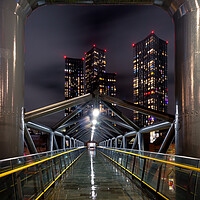 Buy canvas prints of West Towers Manchester by Phil Durkin DPAGB BPE4