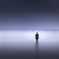 Buy canvas prints of Another Place Antony Gormley Statue by Phil Durkin DPAGB BPE4