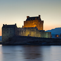 Buy canvas prints of Eilean Donan Castle  Panoramic Sunset- Scotland by Phil Durkin DPAGB BPE4