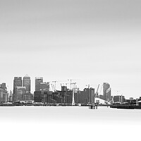 Buy canvas prints of London  Isle Of Dogs Skyline by Phil Durkin DPAGB BPE4