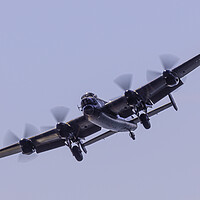 Buy canvas prints of Majestic Avro Lancaster Bomber by Phil Durkin DPAGB BPE4