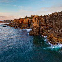 Buy canvas prints of Boca do Inferno Portugal At Sunrise by Phil Durkin DPAGB BPE4