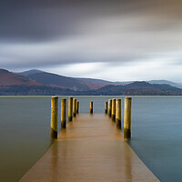 Buy canvas prints of Ashness Gate Landing Jetty Derwentwater  by Phil Durkin DPAGB BPE4