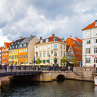 Buy canvas prints of Nyhavn Copenhagen Denmark by Phil Durkin DPAGB BPE4