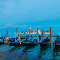 Buy canvas prints of Venice Gondolas  by Phil Durkin DPAGB BPE4