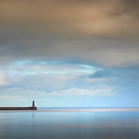 Buy canvas prints of Two Tynemouth Lighthouses by Phil Durkin DPAGB BPE4