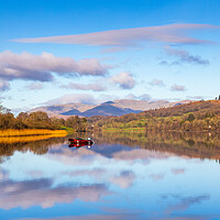 Buy canvas prints of Esthwaite Water Cloudscape Reflection by Phil Durkin DPAGB BPE4