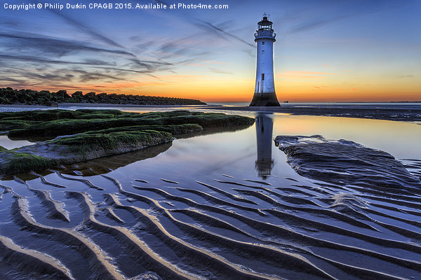 New Brighton Lighthouse Picture Board by Phil Durkin DPAGB BPE4