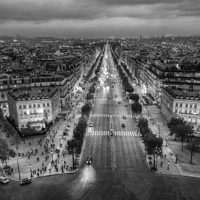 Buy canvas prints of  Avenue des Champs-Elysees Paris by Phil Durkin DPAGB BPE4