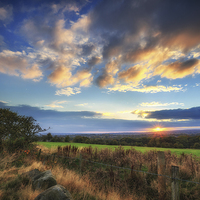 Buy canvas prints of  Lancashire Autumn Evening by Phil Durkin DPAGB BPE4