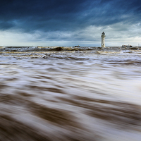 Buy canvas prints of  New Brighton Lighthouse by Phil Durkin DPAGB BPE4