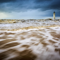 Buy canvas prints of A rush of water - new Brighton by Phil Durkin DPAGB BPE4