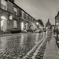 Buy canvas prints of  Old Cobbled Street - Bolton Lancashire by Phil Durkin DPAGB BPE4