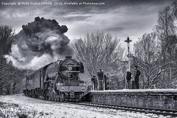 The Flying Scotsman Picture Board by Phil Durkin DPAGB BPE4
