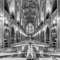 Buy canvas prints of John Rylands Library Manchester UK by Phil Durkin DPAGB BPE4