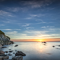 Buy canvas prints of Tranquil Sunset on Anglesey Island by Phil Durkin DPAGB BPE4