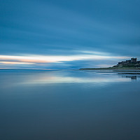 Buy canvas prints of Bamburgh Castle At Dusk by Phil Durkin DPAGB BPE4