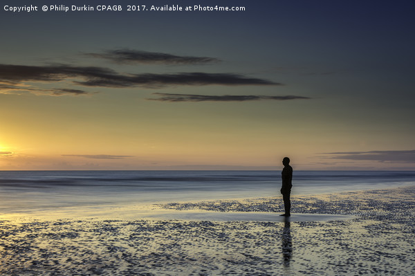 Crosby Beach Sunset Picture Board by Phil Durkin DPAGB BPE4