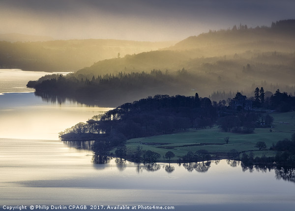 Misty Windermere Picture Board by Phil Durkin DPAGB BPE4