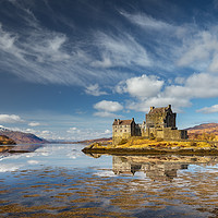 Buy canvas prints of Eilean Donan Castle - Scotland by Phil Durkin DPAGB BPE4
