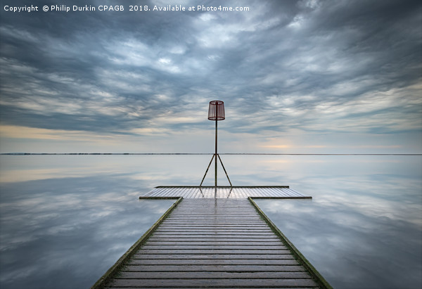 Lytham Jetty Cloudscape Picture Board by Phil Durkin DPAGB BPE4