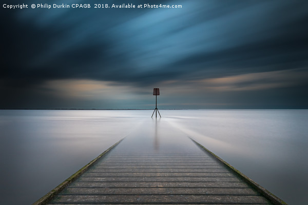 Lytham Jetty By Moonlight Picture Board by Phil Durkin DPAGB BPE4
