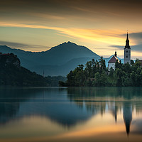 Buy canvas prints of Lake Bled Slovenia by Phil Durkin DPAGB BPE4