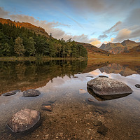 Buy canvas prints of Blea Tarn Morning in Autumn by Phil Durkin DPAGB BPE4