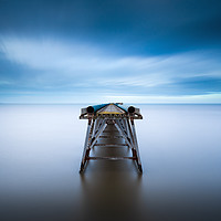 Buy canvas prints of Surreal Steetley Pier  by Phil Durkin DPAGB BPE4