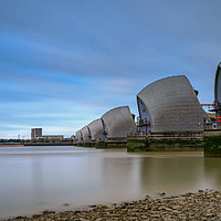 Buy canvas prints of Thames Barrier by Phil Durkin DPAGB BPE4