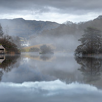 Buy canvas prints of Mist At Rydal Water by Phil Durkin DPAGB BPE4