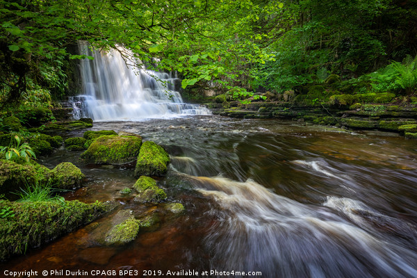 Crackpot Falls - North Yorkshire Picture Board by Phil Durkin DPAGB BPE4