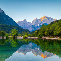 Buy canvas prints of Lake Jasna - Slovenia by Phil Durkin DPAGB BPE4